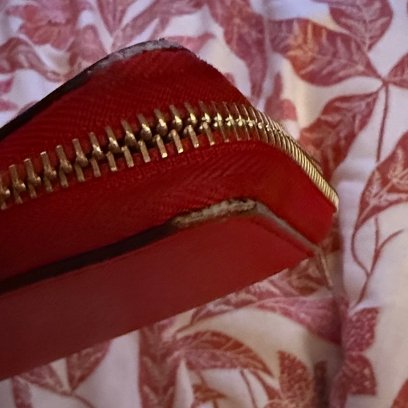 Michael Kors Crimson Zip-Around Wallet - Picture 8 of 9